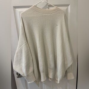 PINK Victoria's Secret‎ Cream Oversized Sweater